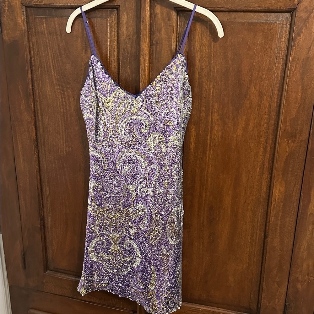 Ramy Brook Tanya dress Lilac Paisley - Picture 3 of 10